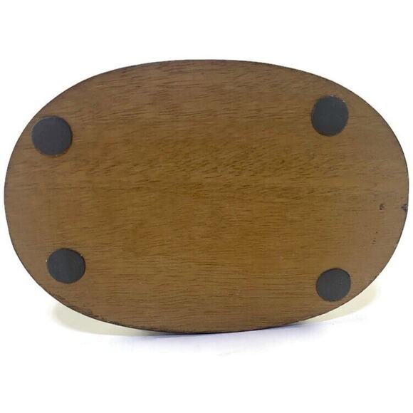 Pucci Arnart Hobo Clown 12 Inch Figurine With Accordion On Wood Stand - Picture 8 of 8